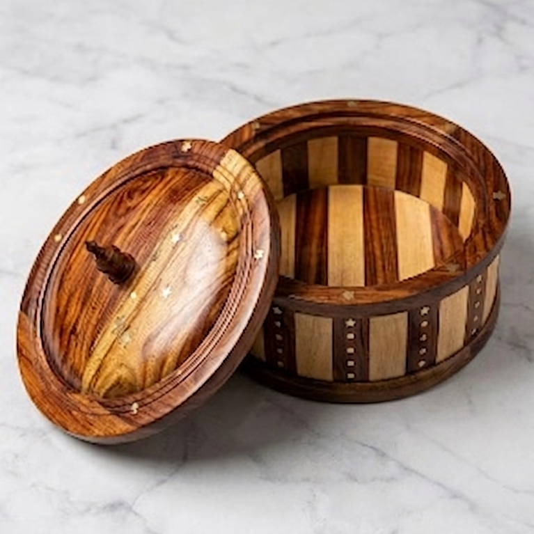 Wooden Hot Pot – Insulated Food Warmer - Image 2