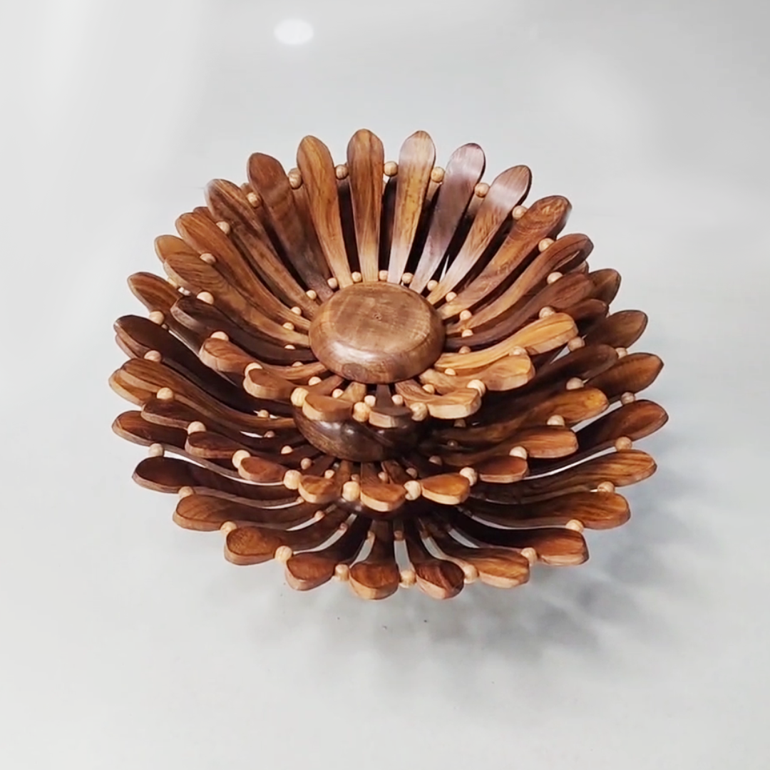 Wooden Fruit Basket β Ser of 3 - Image 2