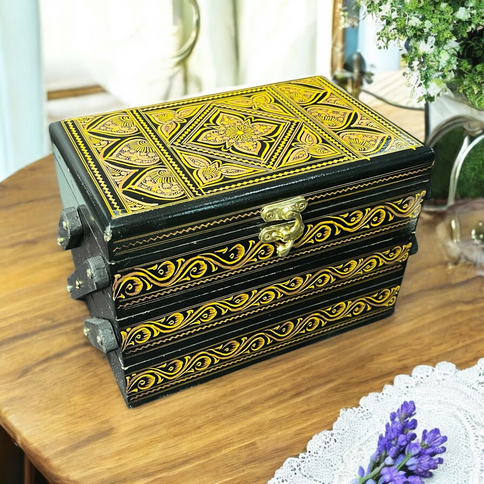 Tri Fold Jewelry Box β Naqshi - Image 2
